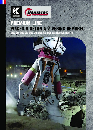 Beton-Abbruchzangen Demarec DCC-50