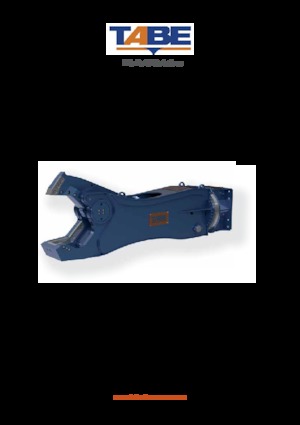 Beton-Abbruchzangen TABE DMT 15