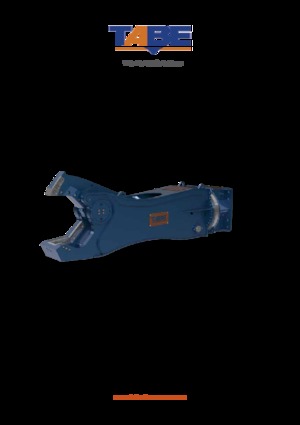 Beton-Abbruchzangen TABE DMT 15