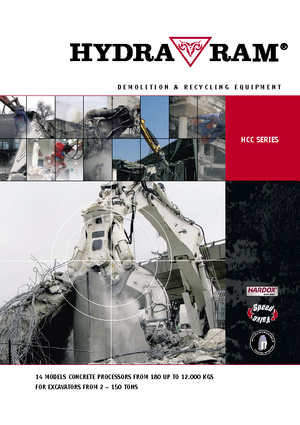 Beton-Abbruchzangen Hydra Ram HCC 3