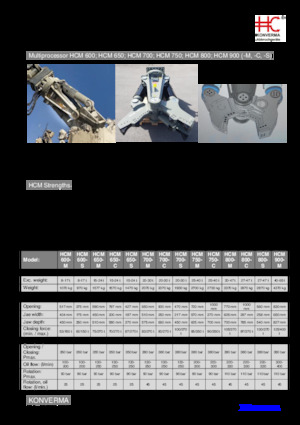 Multiprozessoren Konverma HCM 750 M 