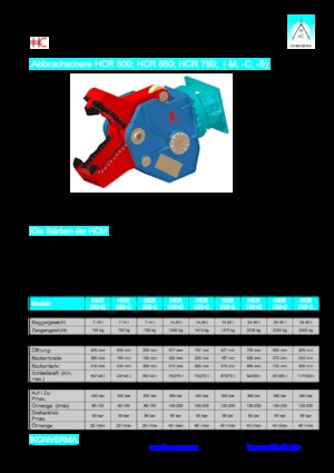 Multiprozessoren Konverma HCR 750 M 
