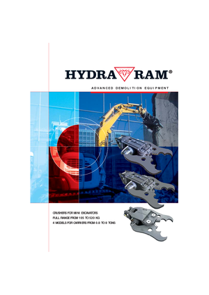 Beton-Abbruchzangen Hydra Ram HMCR 30