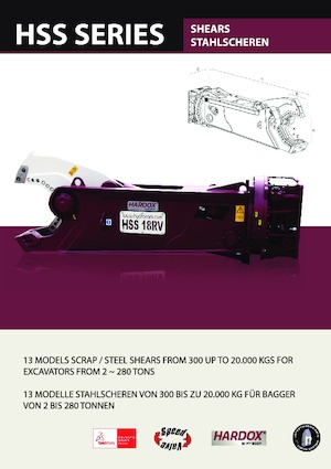 Stahl-Schrottscheren Hydra Ram HSS-40RV