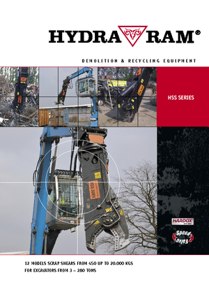 Stahl-Schrottscheren Hydra Ram HSS-40RV