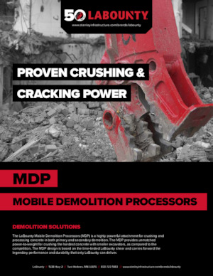 Beton-Abbruchzangen LaBounty MDP 27R CC