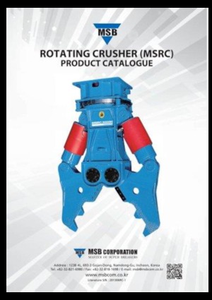 Beton-Abbruchzangen MSB MSRC3000