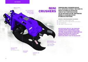 Beton-Abbruchzangen Prodem PMC050