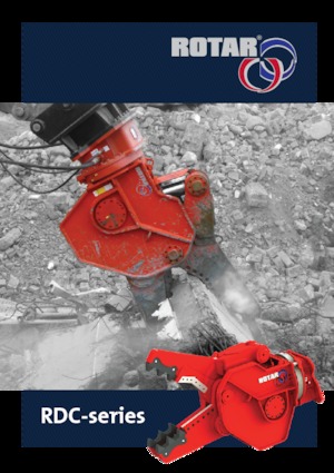 Beton-Abbruchzangen Rotar RDC 25 S