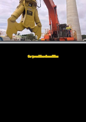 Beton-Abbruchzangen OSA Demolition Equipment RS 500 