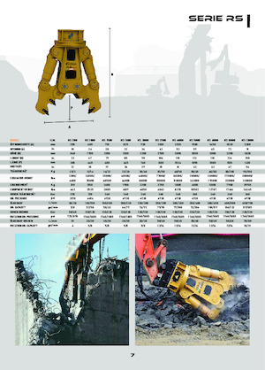 Beton-Abbruchzangen OSA Demolition Equipment RS2000 