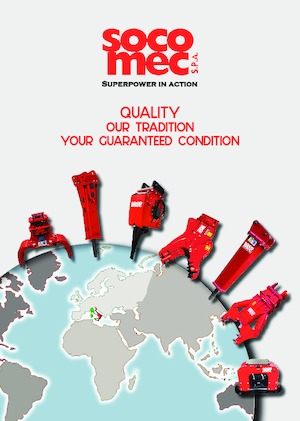 Beton-Abbruchzangen Socomec SFO 1800