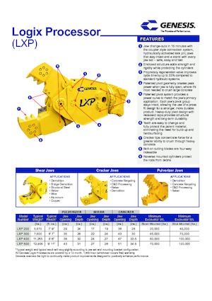 Beton-Stahlscheren Genesis LXP 200