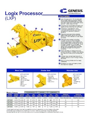 Beton-Stahlscheren Genesis LXP 200