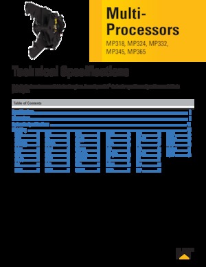 Multiprozessoren Caterpillar MP324