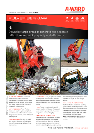 Beton-Pulverisierer A-Ward AP400