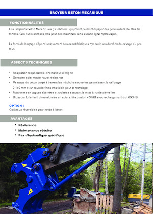 Beton-Pulverisierer Arden BB900