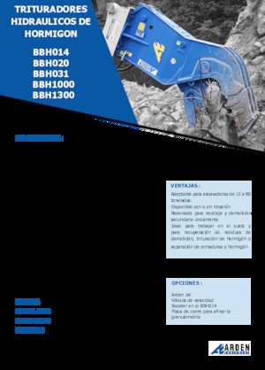Beton-Pulverisierer Arden BBH031