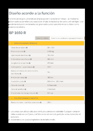 Beton-Pulverisierer Epiroc BP 1650 R