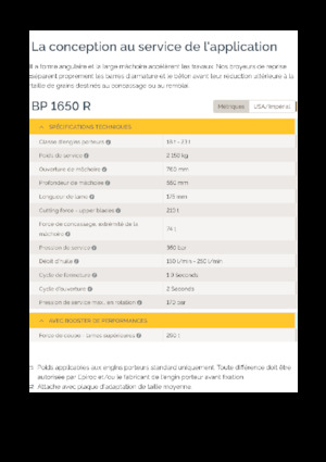 Beton-Pulverisierer Epiroc BP 1650 R