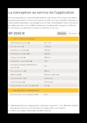 Beton-Pulverisierer Epiroc BP 2050 R