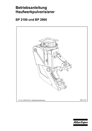 Beton-Pulverisierer Atlas Copco BP 2900