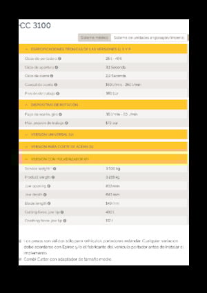 Beton-Pulverisierer Epiroc CC 3100 P