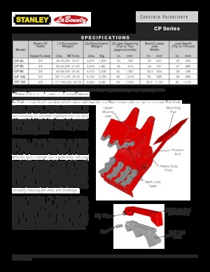 Beton-Pulverisierer LaBounty CP 80
