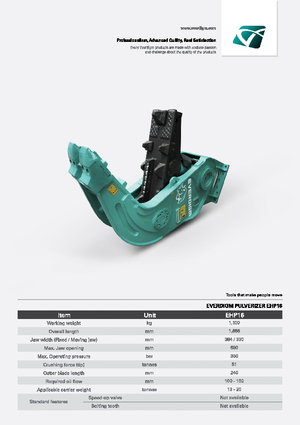 Beton-Pulverisierer Everdigm EHP16 