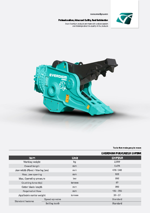 Beton-Pulverisierer Everdigm EHP25R 