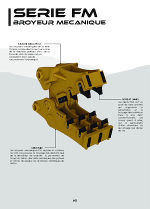 Beton-Pulverisierer OSA Demolition Equipment FM 25