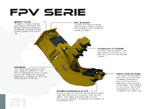 Beton-Pulverisierer OSA Demolition Equipment FPV 17 