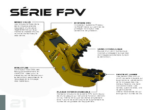 Beton-Pulverisierer OSA Demolition Equipment FPV 60 