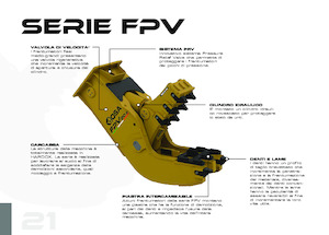Beton-Pulverisierer OSA Demolition Equipment FPV 60 