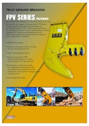 Beton-Pulverisierer OSA Demolition Equipment FPV 6 