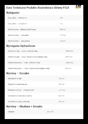 Beton-Pulverisierer Caterpillar P324