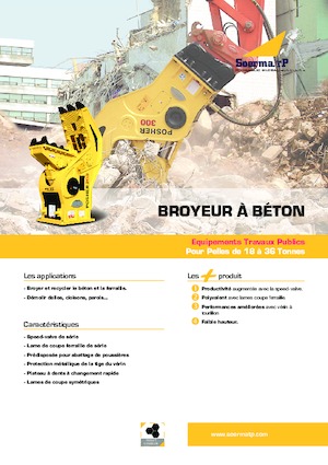Beton-Pulverisierer Soosan POSHER 200 