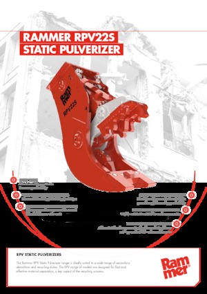 Beton-Pulverisierer Rammer RPV22S
