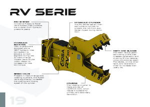 Beton-Pulverisierer OSA Demolition Equipment RV 6 