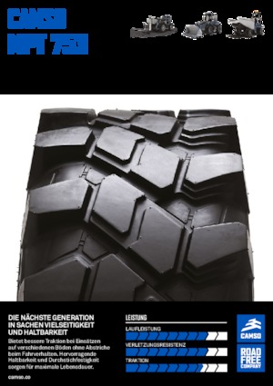 Baumaschinen Reifen Camso MPT 753 340/80-18 IND