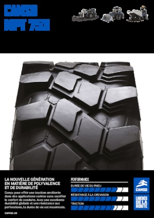 Baumaschinen Reifen Camso MPT 753 340/80-18 IND