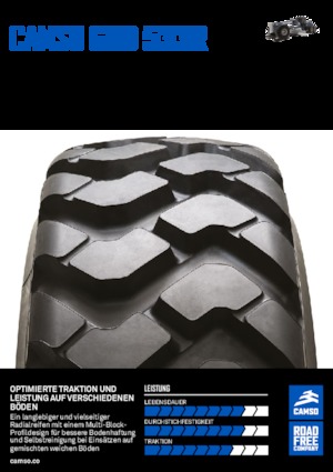 Baumaschinen Reifen Camso GRD 533R 14.00R24