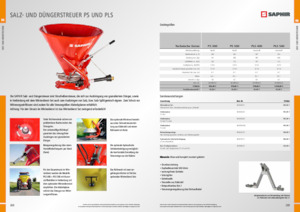 Behälter-Streugeräte Saphir PLS 500