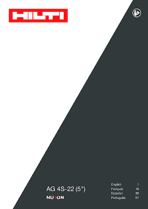 Akku-Winkelschleifer Hilti AG 4S-22