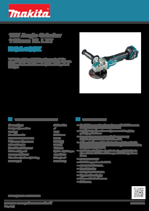 Akku-Winkelschleifer Makita DGA469Z 
