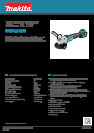 Akku-Winkelschleifer Makita DGA519Z 