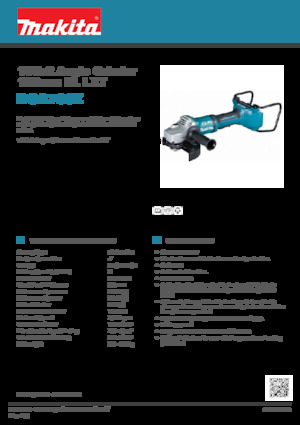 Akku-Winkelschleifer Makita DGA700Z 