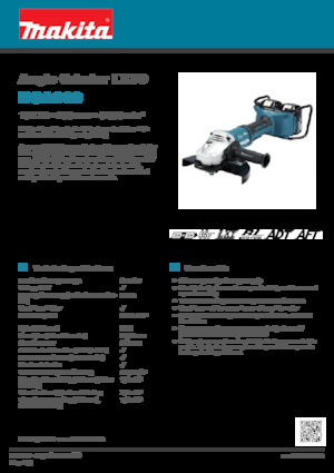 Akku-Winkelschleifer Makita DGA900