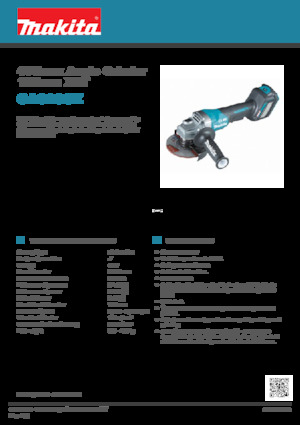 Akku-Winkelschleifer Makita GA029GZ 