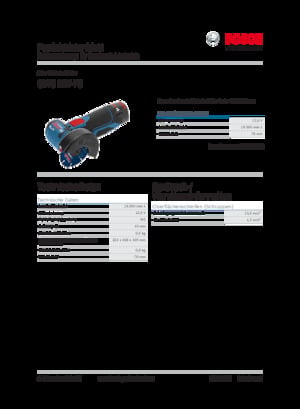 Akku-Winkelschleifer Bosch GWS 12V-76